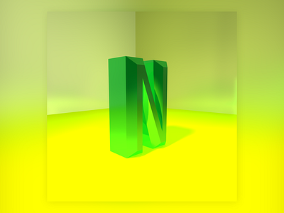 N 36daysoftype 3d design graphic design type type design