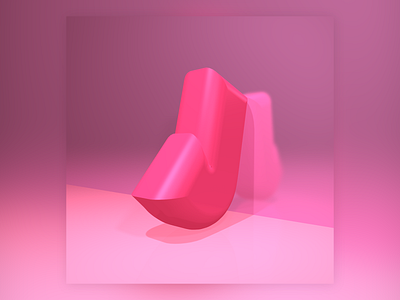 J 36daysoftype 3d design graphic design type type design