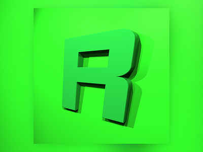 R 36daysoftype 3d design graphic design type type design
