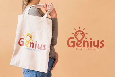 Cromatix presents a new work for Genius bag branding chisinau creative cromatix cromatix creative image lab cromatixlab design identity illustration moldova