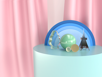 Little World 3d c4d design