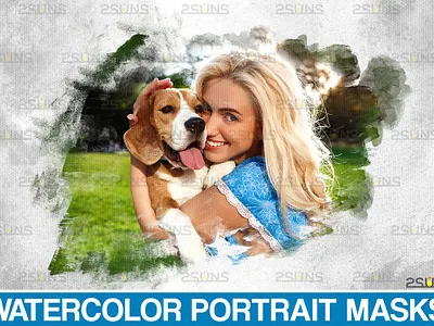 Photoshop overlay: Watercolor photoshop brushes 2suns clipping mask digital pet portrait frame png pet portrait photo overlay photoshop brushes photoshop overlay photoshop overlays photoshop textures portrait mask watercolor brushes watercolor frame watercolor overlays watercolor png watercolor portrait