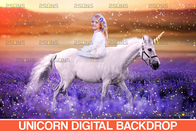 Majestic unicorn backdrop & Flower backdrop 2suns flower backdrop flower overlay halloween overlay horse backdrop lavender backdrop photo overlay photoshop photoshop overlay unicorn overlay