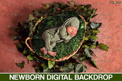 Newborn backdrop & Baby floral backdrop, Photoshop overlay baby backdrop christmas backdrop newborn backgrounds newborn photography newborn prop photo overlay photo prop