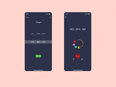 Countdown Timer countdown countdowntimer design pacman ui ux