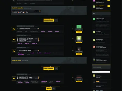 IPS 4.4 Theme [Template] for gaming #Ghost Recon Breakpoint art breakpoint dark design gaming ghost ghost recon breakpoint nomad recon theme webdesign webdesigner webdesigns yellow