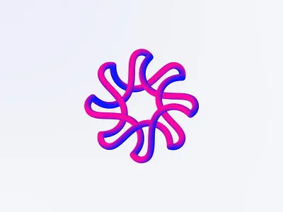 Turbine 3d brand branding creative design dribbble graphic design identity logo logo design logos mark pink purple vector