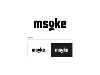 msoke music Logo branding design logo vector