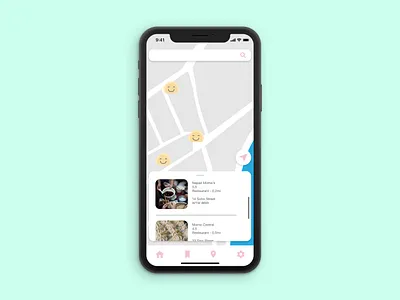 DailyUI - 020 - Location Tracker app daily 100 challenge dailyui dailyuichallenge design graphic design icon typography ui ux web