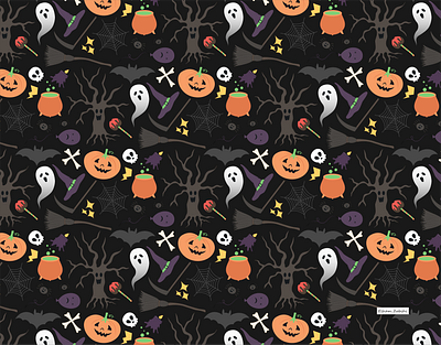 halloween illustration pattern art pattern design patterns print design surface design surface pattern textile design textile pattern