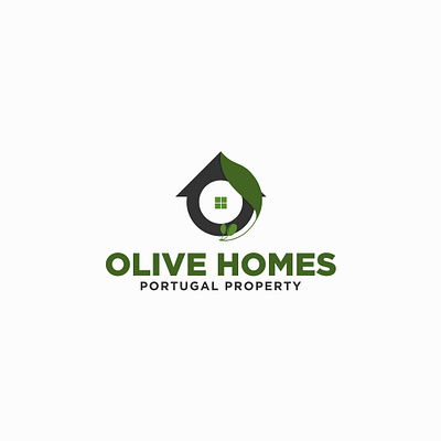 OliveHomes Logo design beauty logo beauty product branding flat house icon logo logo design minimal monogram oil olive olive oil property logo real estate logo symbol