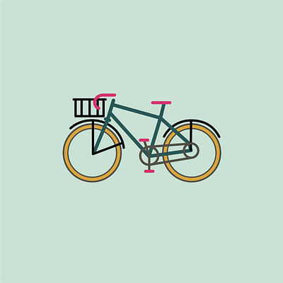 Speedy adventure bike bikes illustration outdoors simple specialized