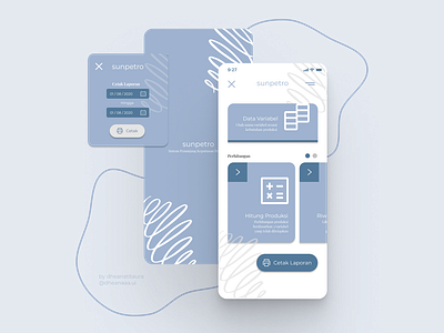 Sunpetro - Production Decision Support System Mobile App app decisionsupportsystem mobile app mobileui spk