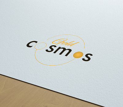 Gold Cosmos branding design flat icon logo logo design logo designer logo mark logos logotype