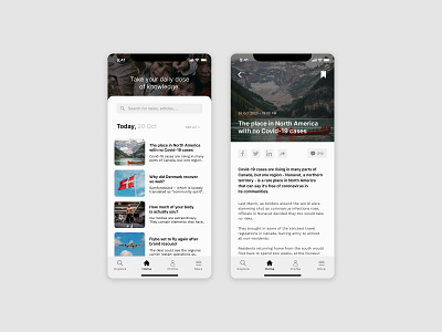 News App Concept app design concept design experiment figma mobile mobile ui news news app ui ux ux ui