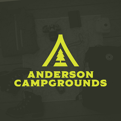 Day 299 adobe illustrator adobe illustrator cc brand identity brand identity designer branding campfire campground camping camping gear camping logo graphic design logo logo design logo design concept logo designer logos tent trees woods