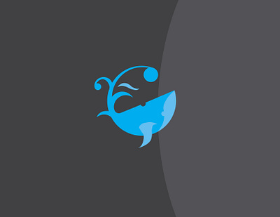 Sunday with little Whale :) #adobeillustrator adobe adobeillustator animation illustration logo practice udemy webdesign website design