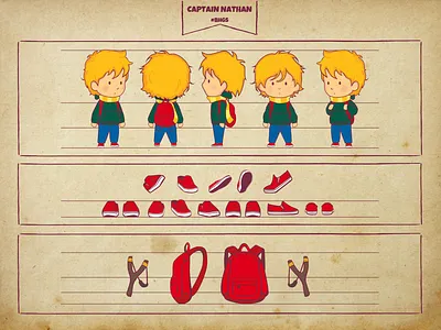 Captain Nathan's Journey captainnathan character characterconcept characterdesign concept digital game illustration logo ui