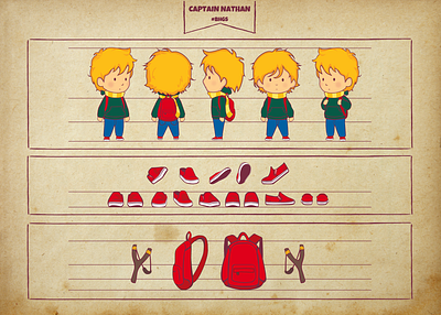 Captain Nathan's Journey captainnathan character characterconcept characterdesign concept digital game illustration logo ui