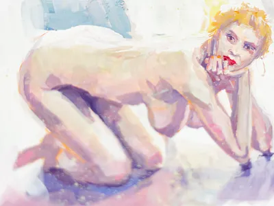 Original Nude Woman Portrait Gouache Study Painting drawing erotic eroticart figure figure drawing gouache illustraion naked nude nudeart painting portrait portrait art portrait illustration traditional art traditional drawing traditional illustration woman woman illustration woman portrait