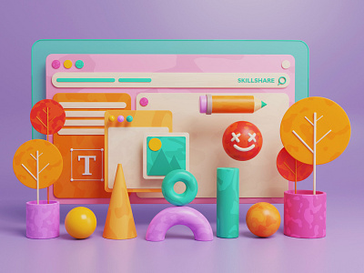 Blender Study | 3D illustration blender blender3d blender3dart blendercycles cartoon colorful design dribbble illustration modelling