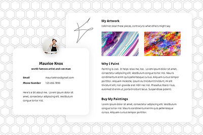 User Profile (Daily UI Challenge #006) daily 100 dailyui dailyui 006 dailyuichallenge