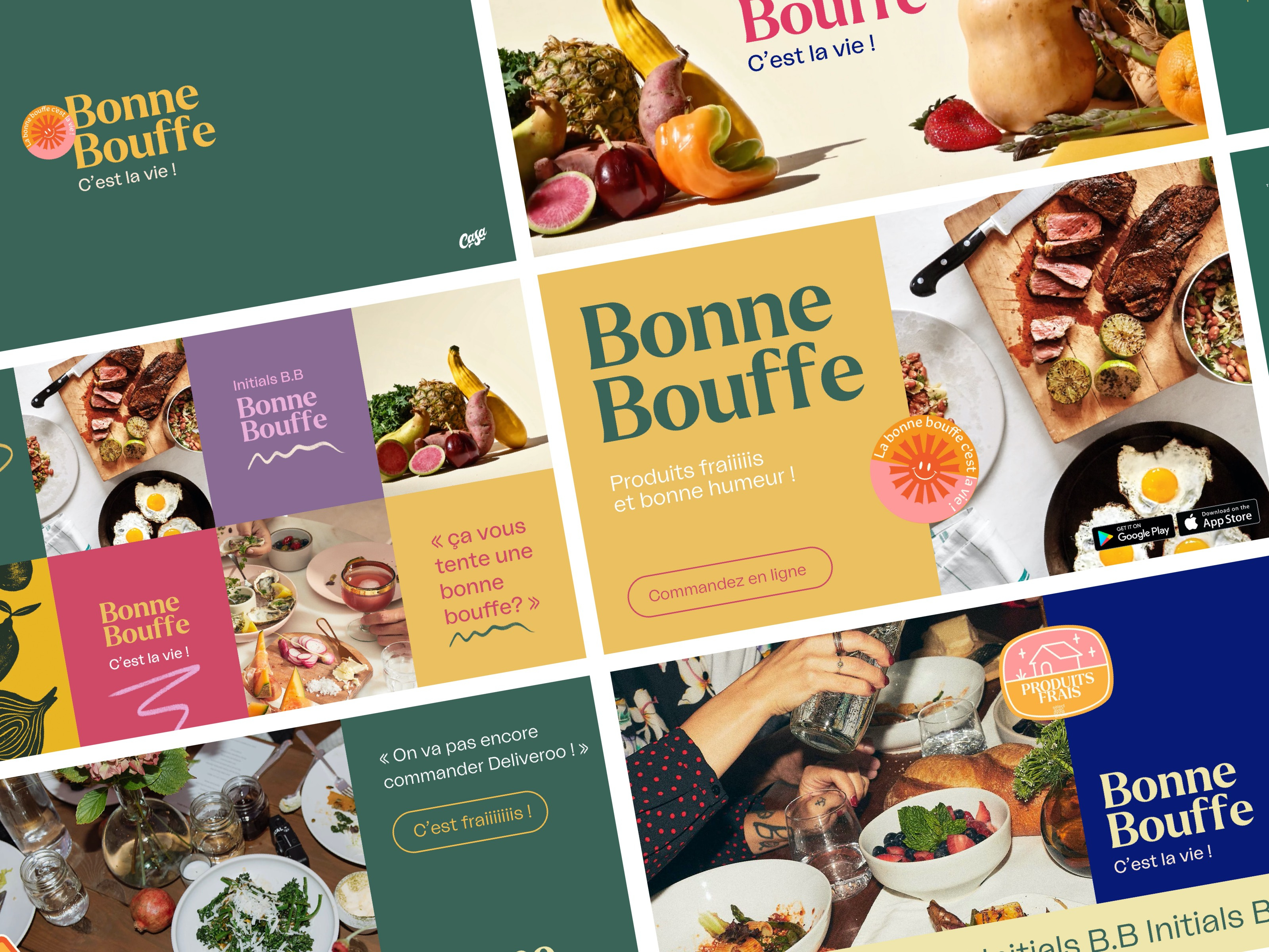 Example of Bonne Bouffe Branding