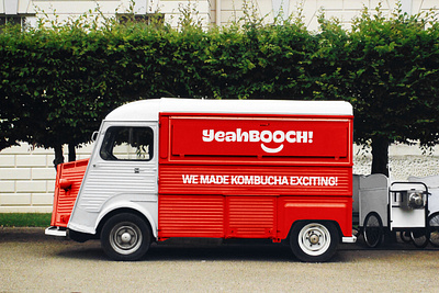 YeahBooch! Food Truck branding design food truck identity illustration logo truck typography vehicle