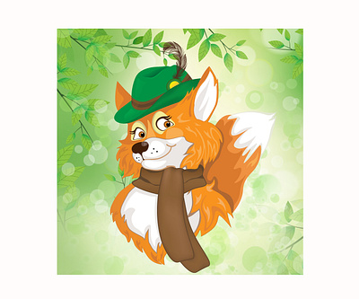 Fox animal cartoon cartoon character character cute design fox graphicdesign illustration vector