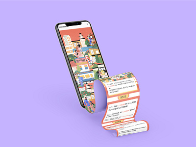 Life experience list branding design flat illustration ui 原创