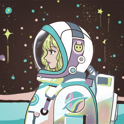 Astronaut Dream illustration art spacejump
