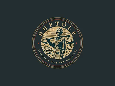Duftöle | Essential Oils adobe illustrator badge design branding business logo crosshatch design process designer for hire engraving etching graphic design illustration illustration art logo logo design logo designer logo designer for hire scratchboard vector vintage logo