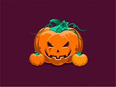 Pumpkin design digital illustration halloween halloween design halloween party icon illustration art pumpkins vector