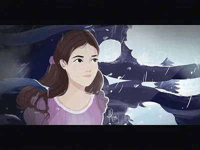 Clara from The Nutcracker and the Four Realms "Winter" design disney illustration nutcracker