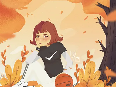 Autumn Vibes design illustration