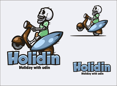 holidin animation branding character characterdesign esport holidays illustration logodesigners mascot skull t shirt design typography vector