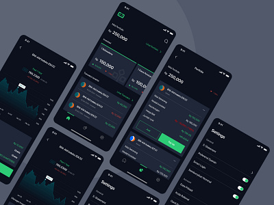 Stock Market App app app design design designs figmadesign madewithfigma mobile app mobile app design mobile design mobile ui stock market ui ui ux ui design uidaily uidailychallenge uiuxdesign