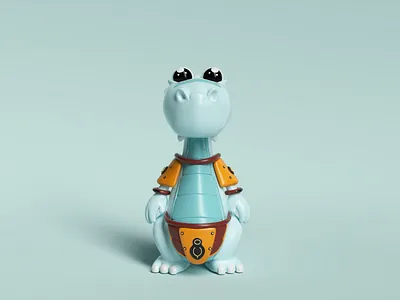 MesoZoo Wars ⸺ Brachiosaurus 3d character character design characterdesign characters characters design charactersdesign cinema4d cute illustration modeling octane otoy render toy ui ux