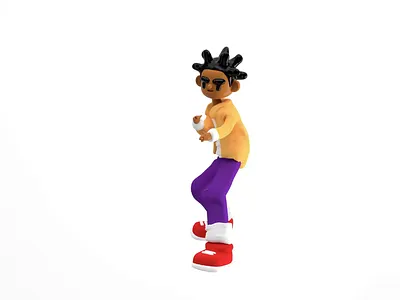 Fighter Jean 3d 3d animation 3d art animated animation creative cute design inspiration
