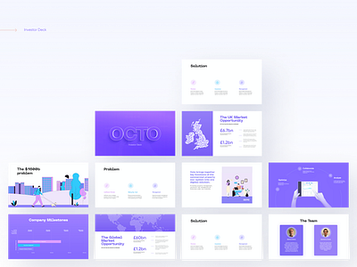 OCTO Presentation/Pitch Deck data data viz deck funding illustration investor deck keynote pitch pitch deck pitchdeck powerpoint powerpoint presentation powerpoint template presentation design problem product design slide slides startup storytelling