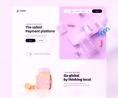 💸 PayMe - website app baking bank banking design interface minimal payment payments product design ui uidesign ux web webdesign website design