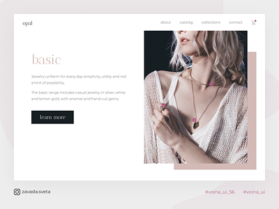 Jewelry shop concept challenge clean design desktop ecommerce jewelry minimal ui ux web