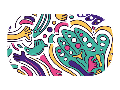 Handy pattern illustration exploration abstract art color colorful colorfullogo composition detail digital digital art happy illustration illustration style illustrator pattern pattern a day pattern design patterns poster print style