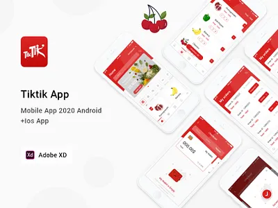 TIK TIK android app design hexacit ios ui ux xd