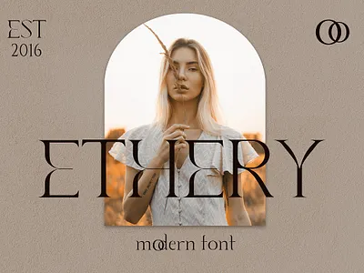 Ethery Font branding classic font display font display typeface download font elegant font font font design font designer fonts graphic design lettering modern font retro font serif font typeface typeface design typefaces typography vintage font