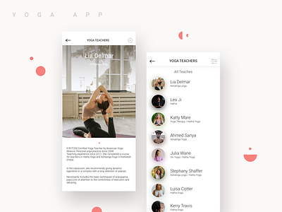 Yoga Studio App vol.2 app design application clear design inspiration mobile app ui design ui ux ux design yoga app yoga studio