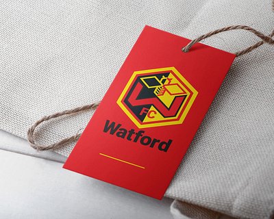 Watford FC. Logo design Concept badge branding design football logo logo design logo designs sports branding sports logo sports logo design sports logos vector watford