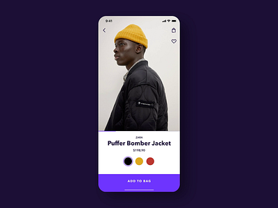 Add to Bag Interaction add to bag app apple design ecommerce figma figmadesign interaction iphone mobile principle prototype sketch ui ux vakkorama webdesign website