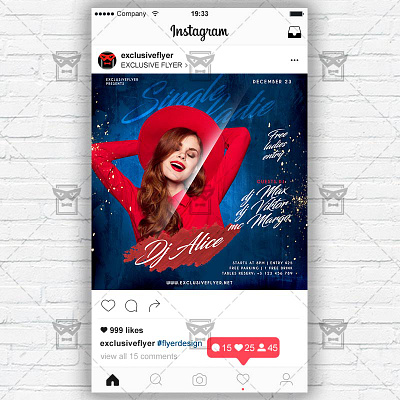 Single Ladies - Instagram Post and Stories PSD Template girls power ladies night out ladies party single ladies single lady single lady flyer single lady party single lady template