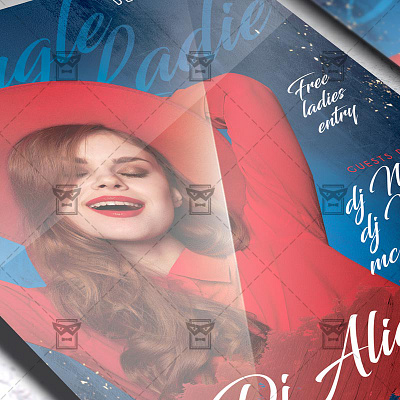 Single Ladies - Flyer PSD Template girls power ladies night out ladies party single ladies single lady single lady flyer single lady party single lady template